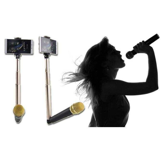 Bluetooth Karaoke Mic Selfie Stick with Remote Control by Smart Deals Picks