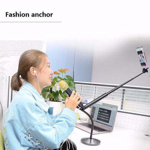Bluetooth Karaoke Mic Selfie Stick with Remote Control by Smart Deals Picks