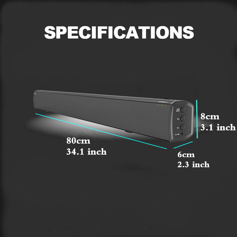 Bluetooth TV Sound Bar with 5 Connection Options by Smart Deals Picks