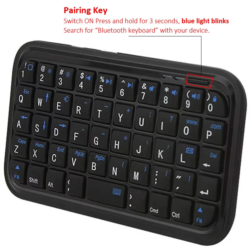 Bluetooth Type-C Mini Travel Keyboard, 49 Keys by Smart Deals Picks