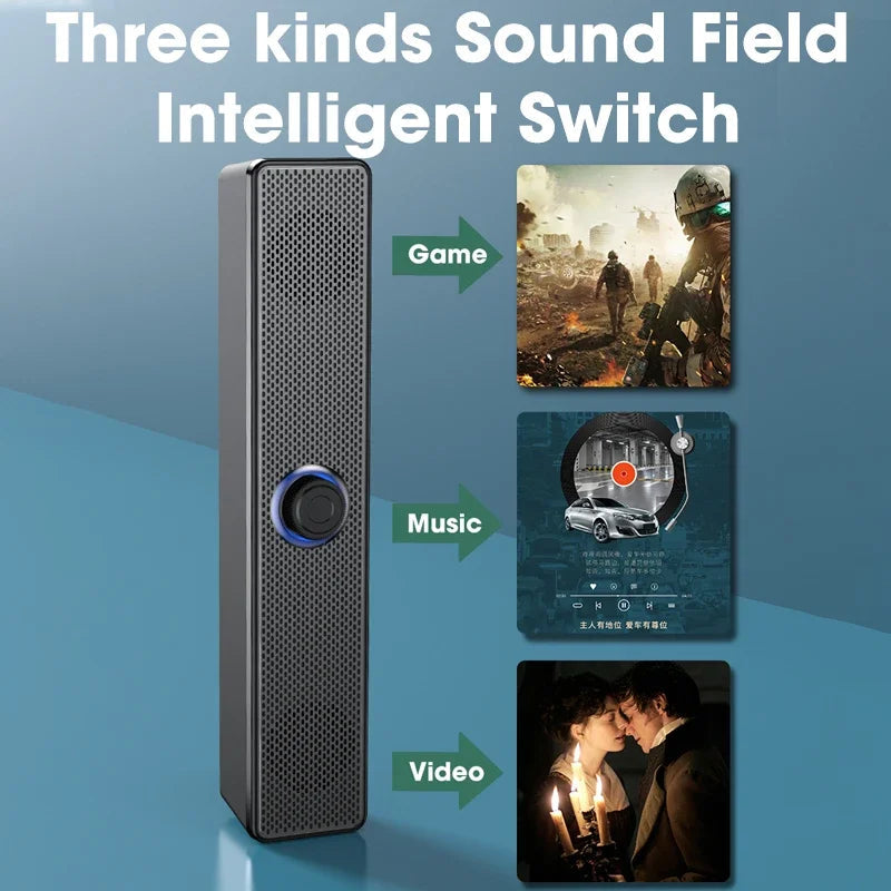 Bluetooth USB Soundbar for PC, TV and Laptop by Smart Deals Picks