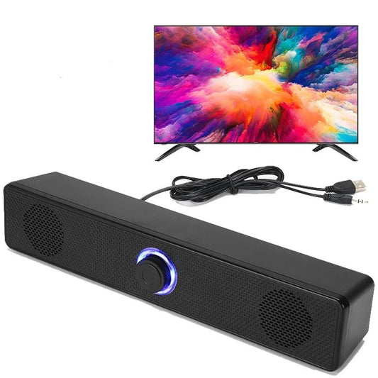 Bluetooth USB Soundbar for PC, TV and Laptop wire-version by Smart Deals Picks