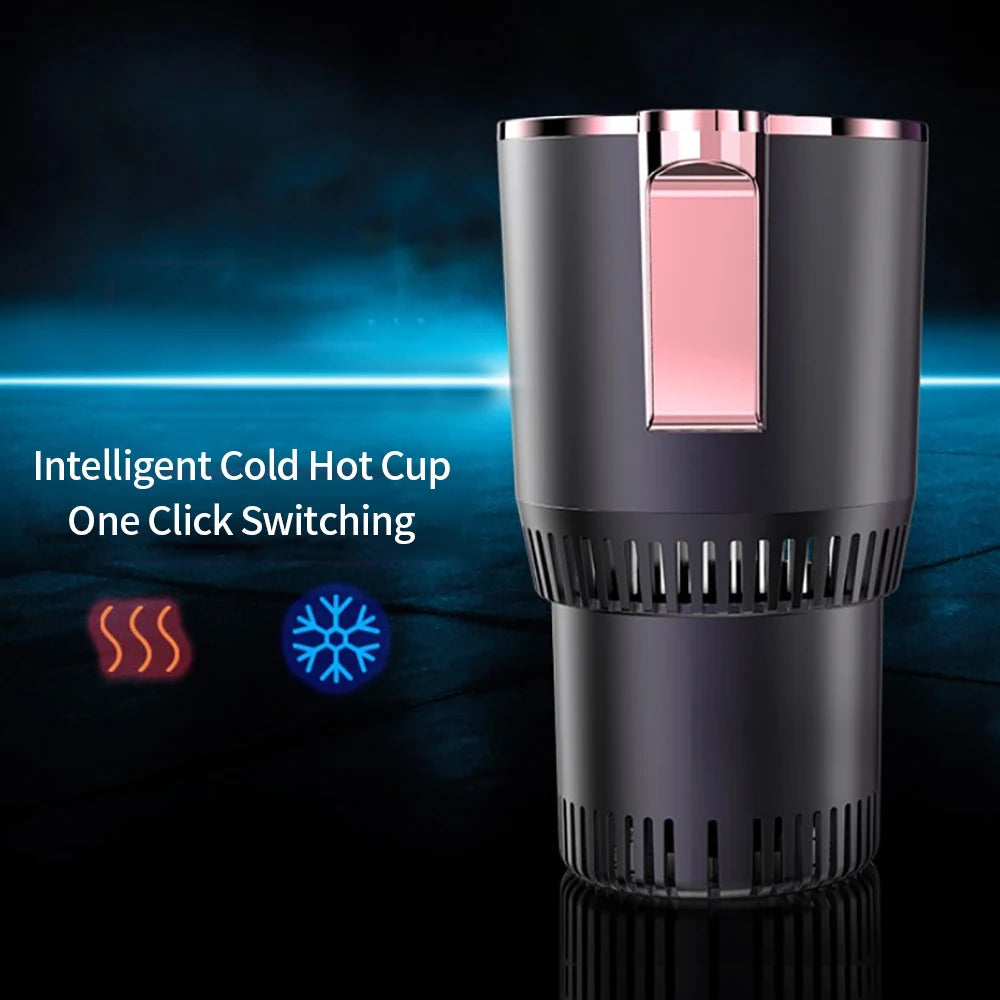Car Touch Screen Cup Holder Cooler & Heater 12V by Smart Deals Picks