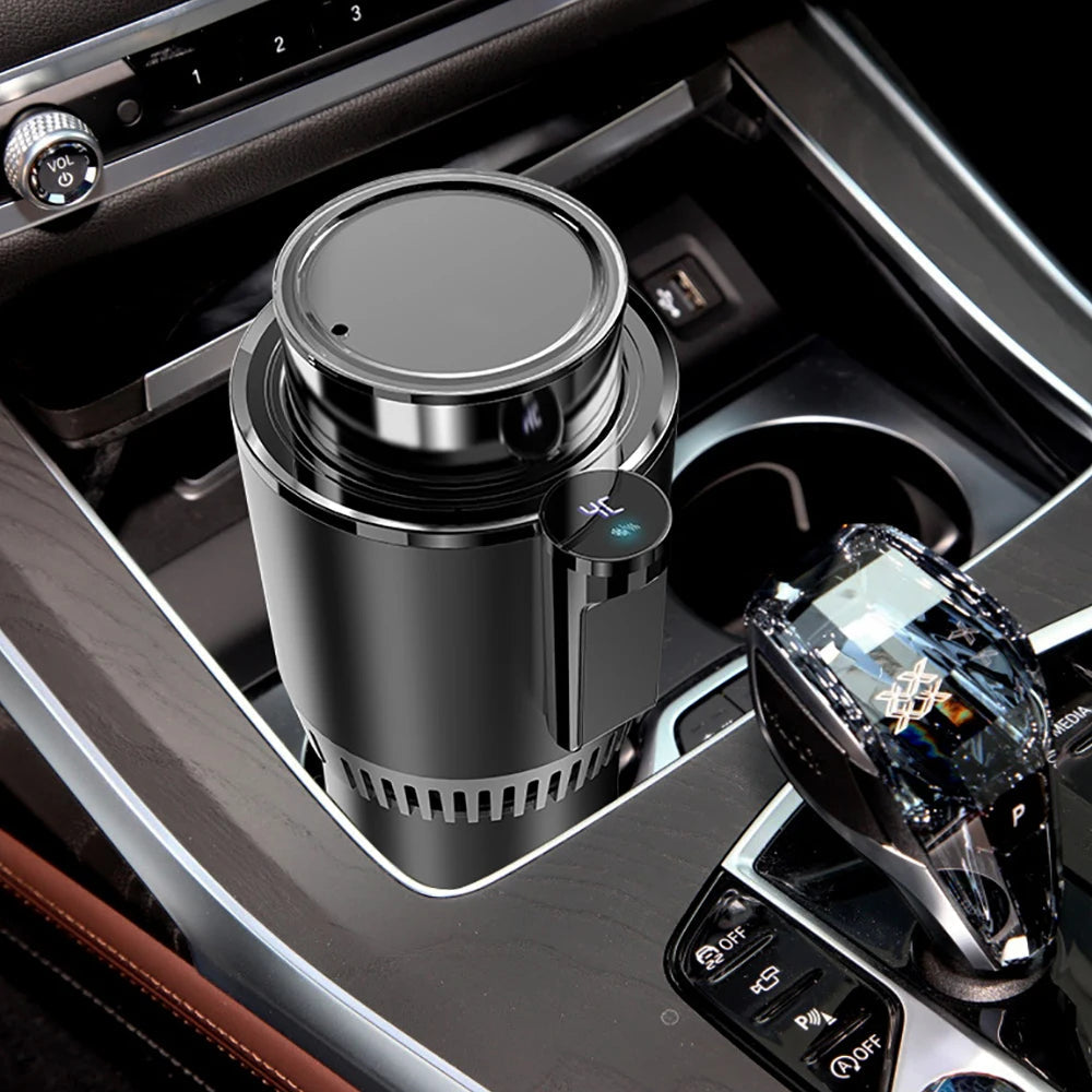 Car Touch Screen Cup Holder Cooler & Heater 12V by Smart Deals Picks