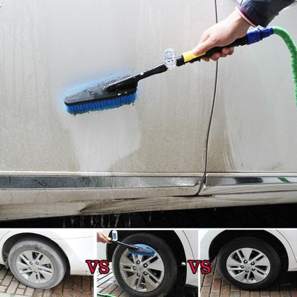 Car Wash Hose Attachment with Brush and Soap Dispenser by Smart Deals Picks