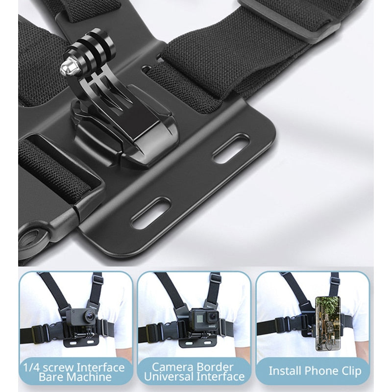 Chest Mount Harness for GoPro Hero Action Cameras by Smart Deals Picks