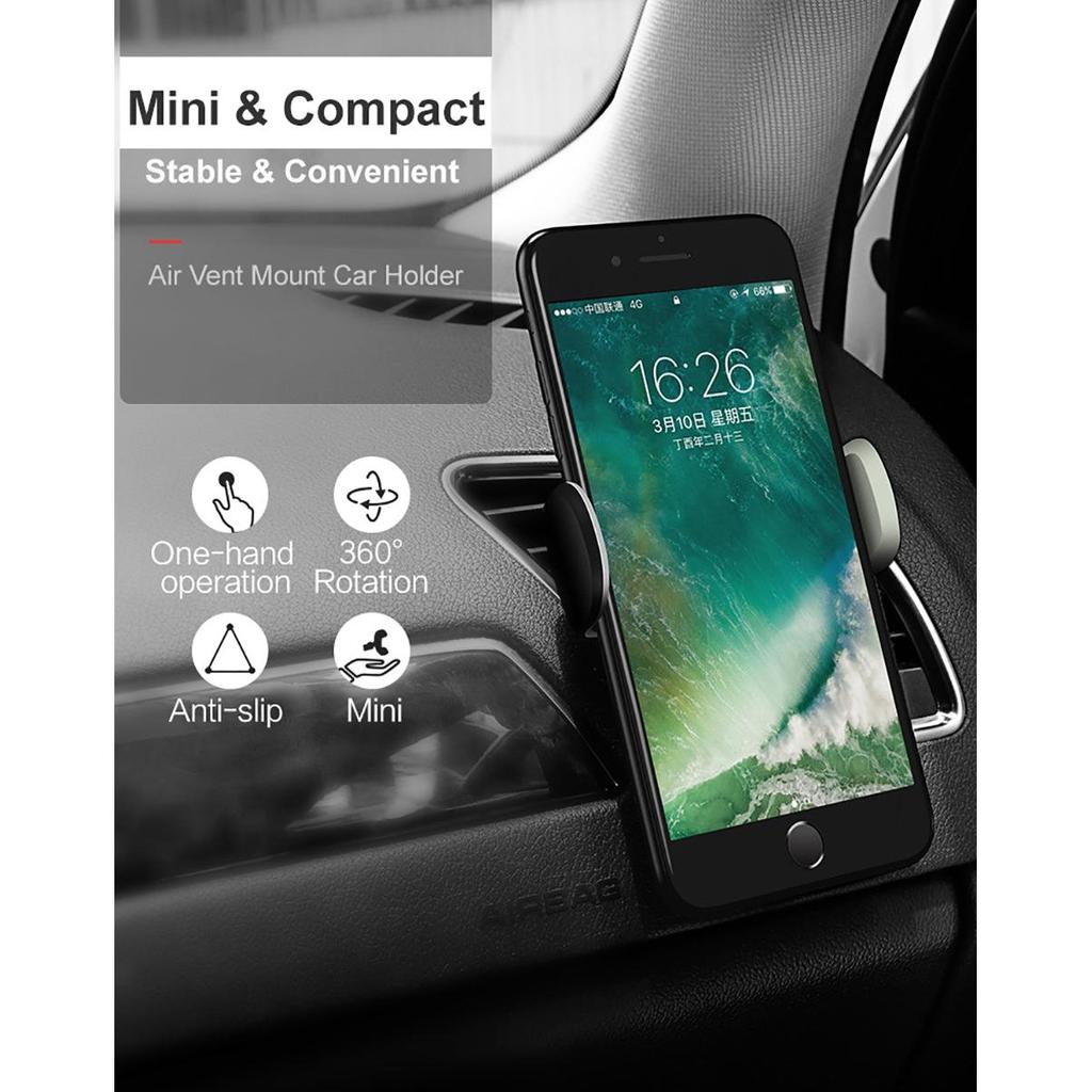 Clip-On Car Air Vent Phone Mount, Universal by Smart Deals Picks