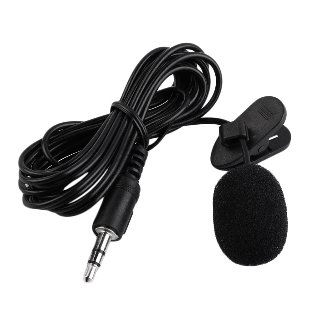 Clip-On Lapel Microphone, 3.5mm, 150cm Cable by Smart Deals Picks