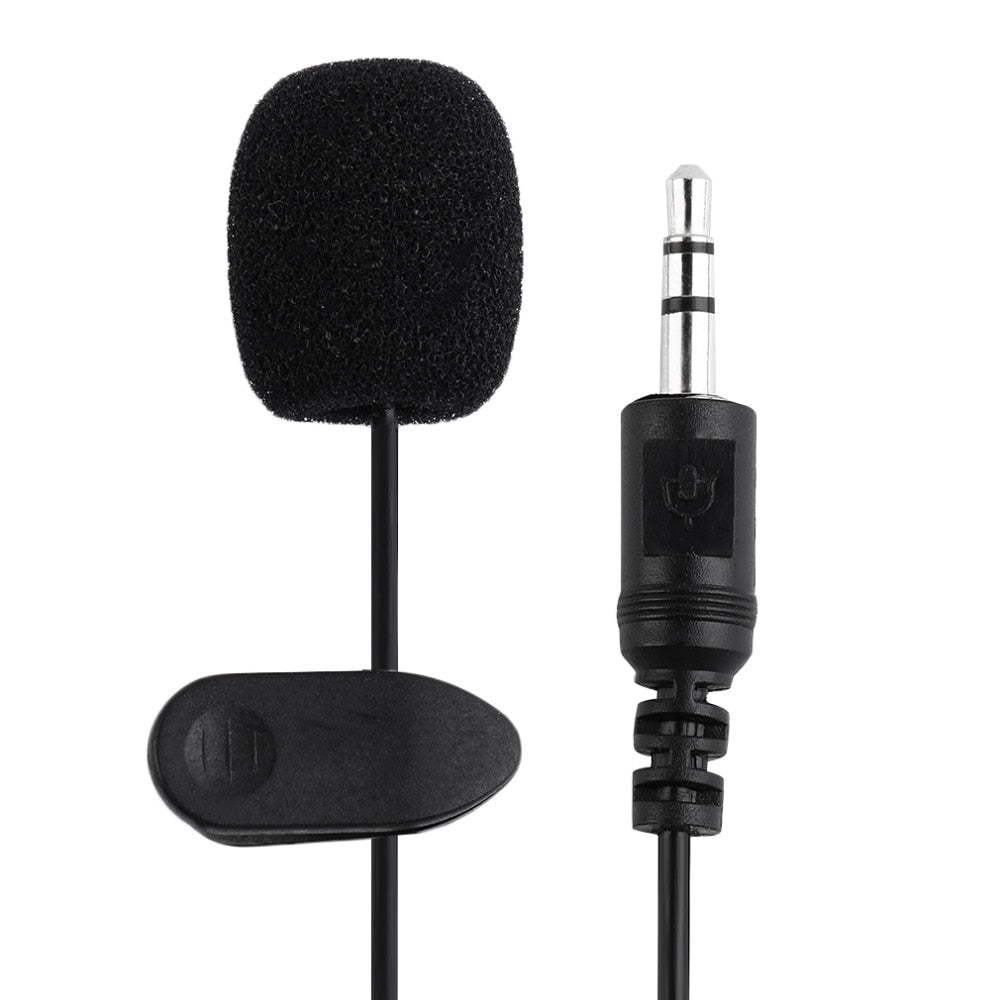 Clip-On Lapel Microphone, 3.5mm, 150cm Cable by Smart Deals Picks
