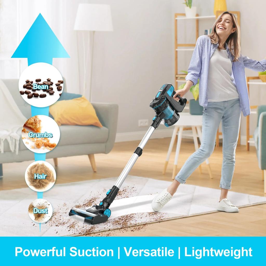 Cordless 6-in-1 Stick Vacuum, 20KPa, Up to 40 Min by Smart Deals Picks