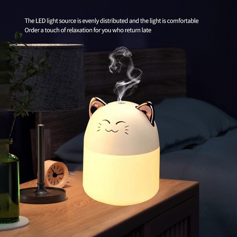 Cute Pet USB Mini Humidifier for Desk and Bedroom by Smart Deals Picks