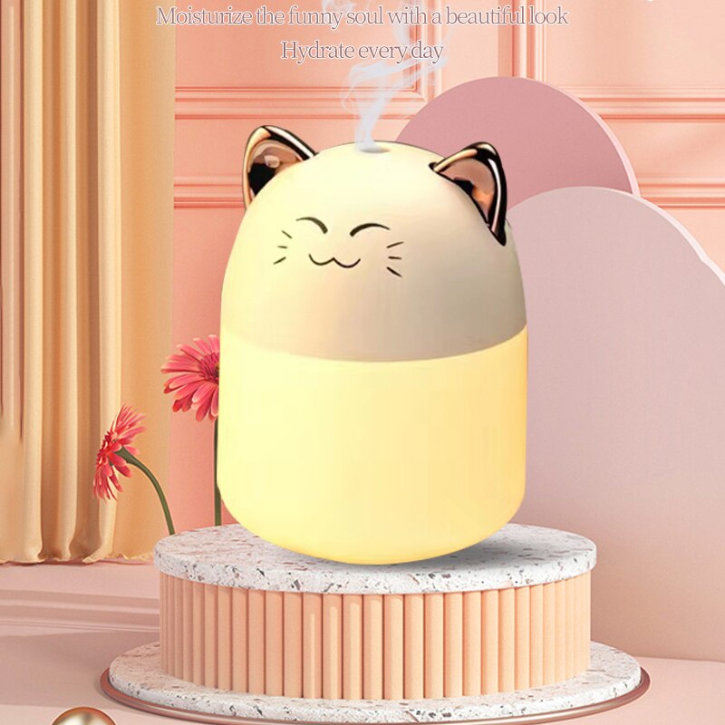 Cute Pet USB Mini Humidifier for Desk and Bedroom by Smart Deals Picks