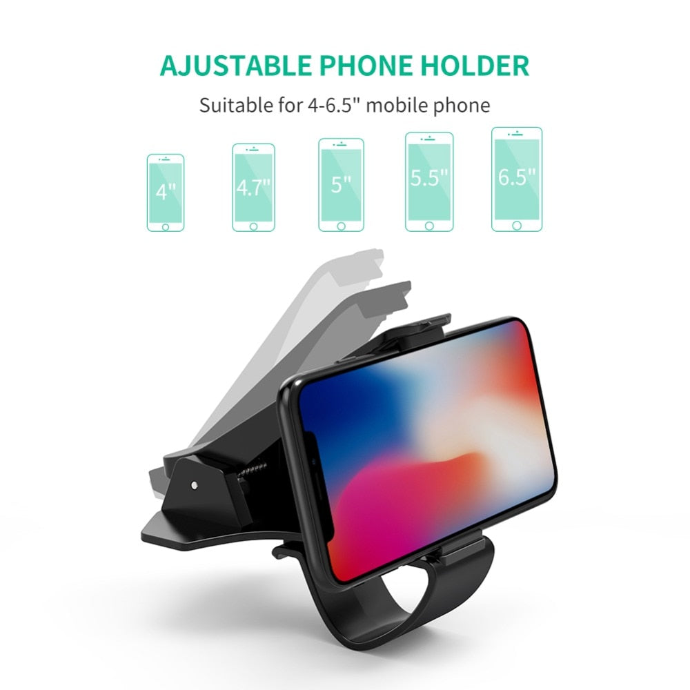 Dashboard Clip Car Phone Mount, Adjustable by Smart Deals Picks