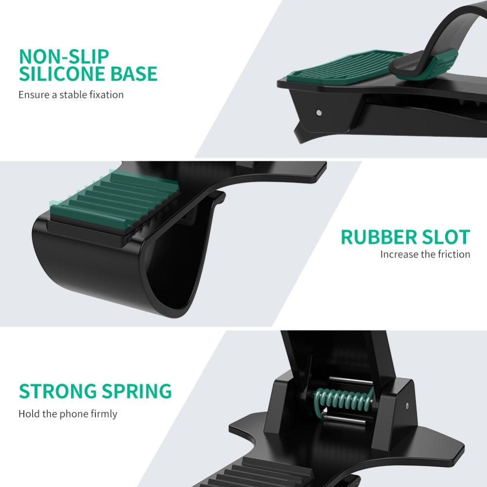Dashboard Clip Car Phone Mount, Adjustable by Smart Deals Picks