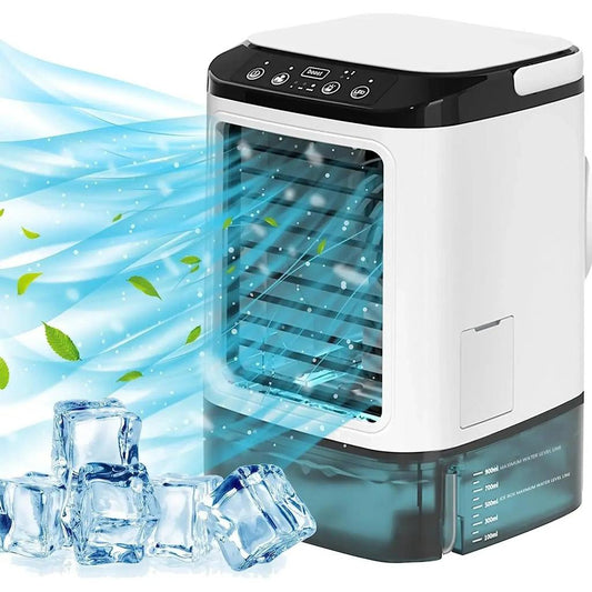 Desktop Air Cooler Fan with Dual Mist & Night Light by Smart Deals Picks