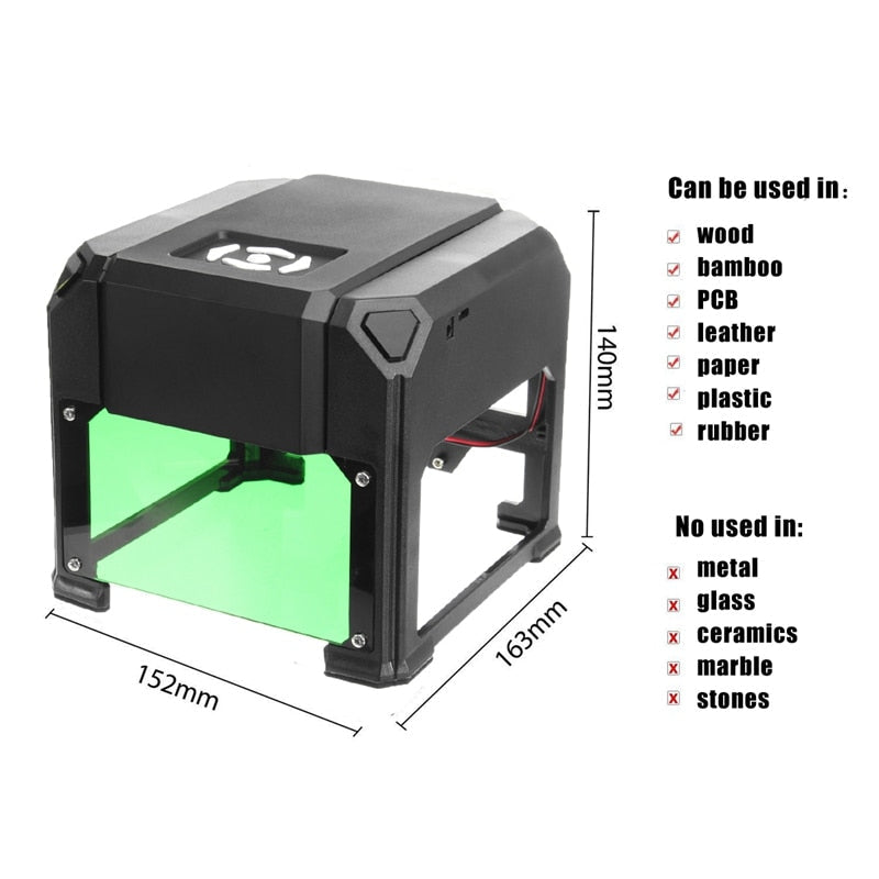 Desktop Laser Engraver Etching Machine, 1.3 kg by Smart Deals Picks
