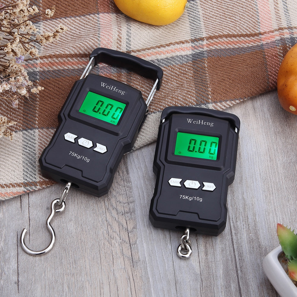 Digital 75 kg Hook Weighing Scale with Tape Measure by Smart Deals Picks