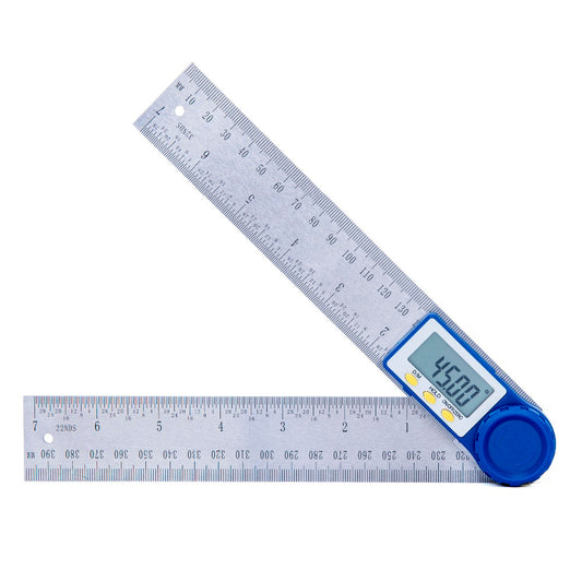 Digital Angle Ruler with LCD, 400 mm Stainless Steel by Smart Deals Picks