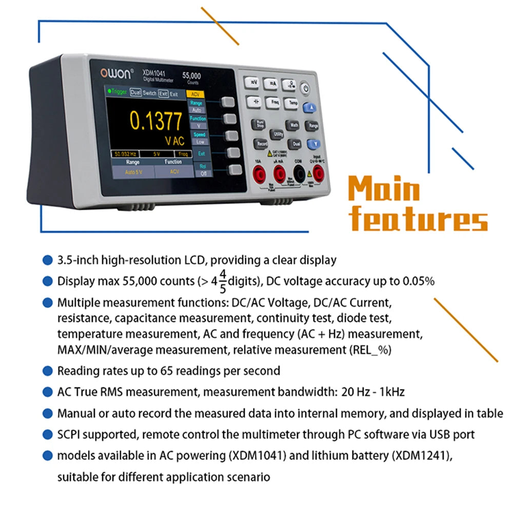Digital Bench Multimeter, True RMS with USB by Smart Deals Picks