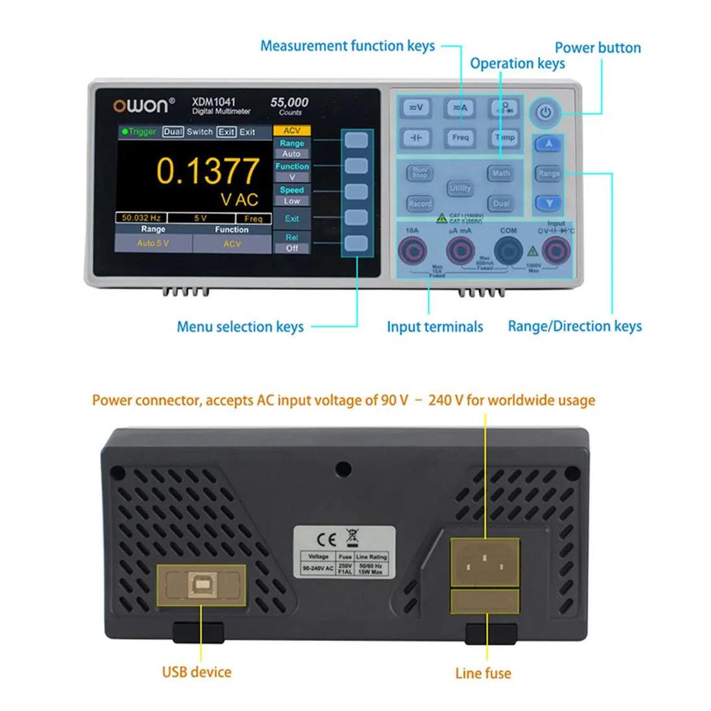 Digital Bench Multimeter, True RMS with USB by Smart Deals Picks
