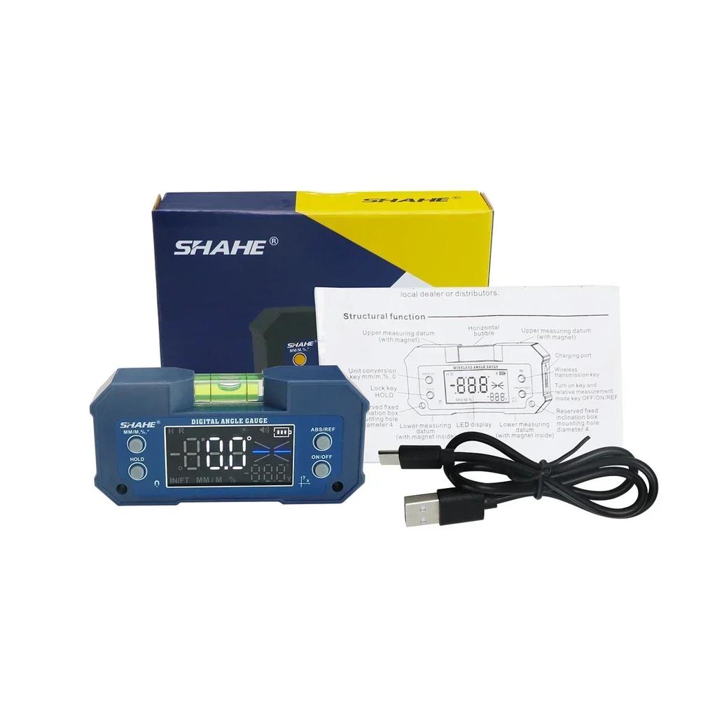 Digital Dual-Axis Inclinometer, Rechargeable Angle Gauge by Smart Deals Picks