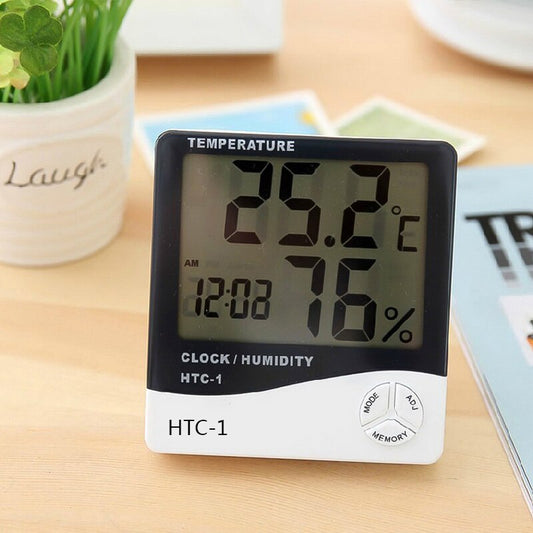 Digital Thermo-Hygrometer With LCD Temperature and Humidity Display by Smart Deals Picks