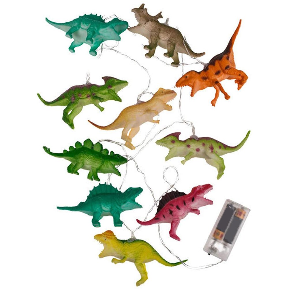 Dinosaur Fairy String Lights, 10 LEDs, 1.7m by Smart Deals Picks