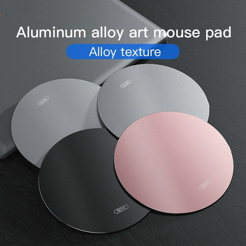 Double-Sided Aluminum Gaming Mouse Pad, 200 x 200 mm by Smart Deals Picks