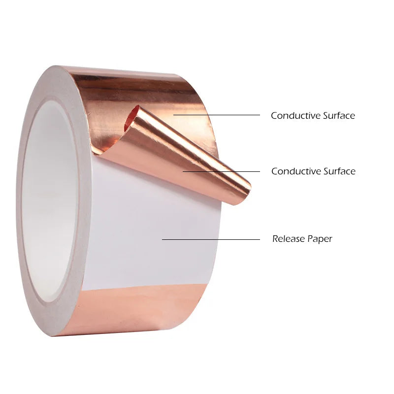 Double-Sided Conductive Copper Foil EMI Shielding Tape, 10 m by Smart Deals Picks