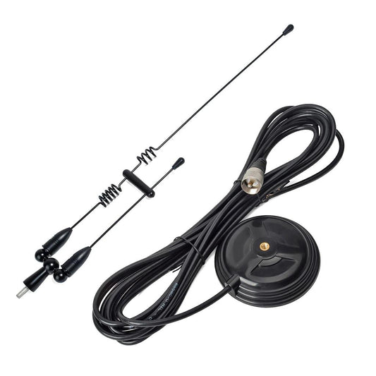 Dual Band VHF/UHF Mobile Antenna, Magnetic Base by Smart Deals Picks