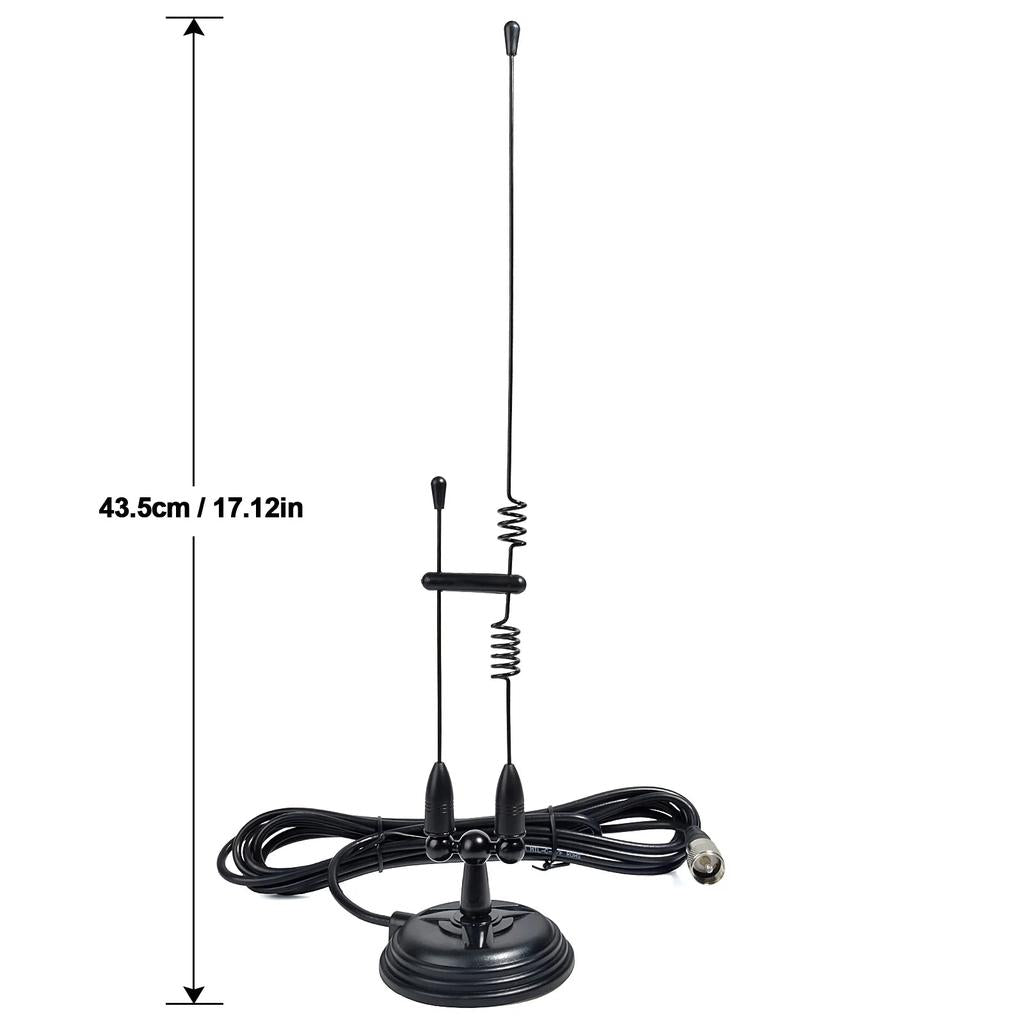 Dual Band VHF/UHF Mobile Antenna, Magnetic Base by Smart Deals Picks