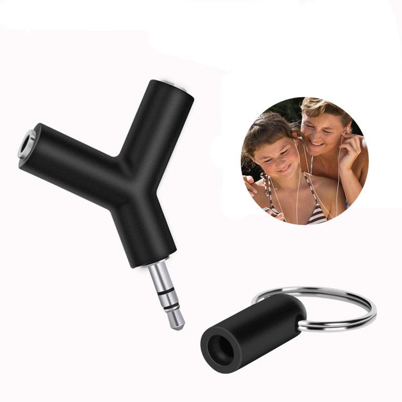 Dual Headphone Jack Splitter, 3.5mm Adapter by Smart Deals Picks