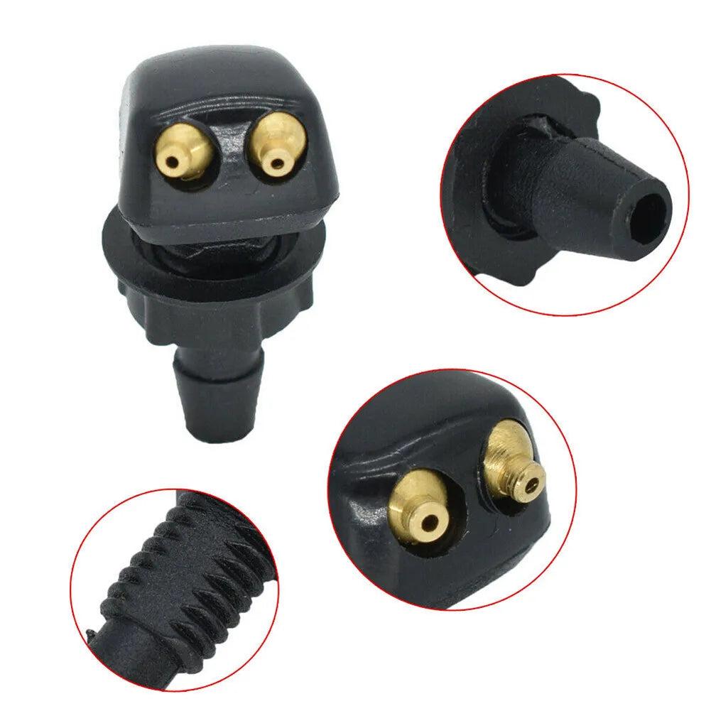 Dual-Hole Windshield Washer Spray Jets, Set of 2 by Smart Deals Picks