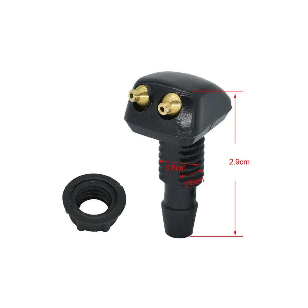 Dual-Hole Windshield Washer Spray Jets, Set of 2 by Smart Deals Picks