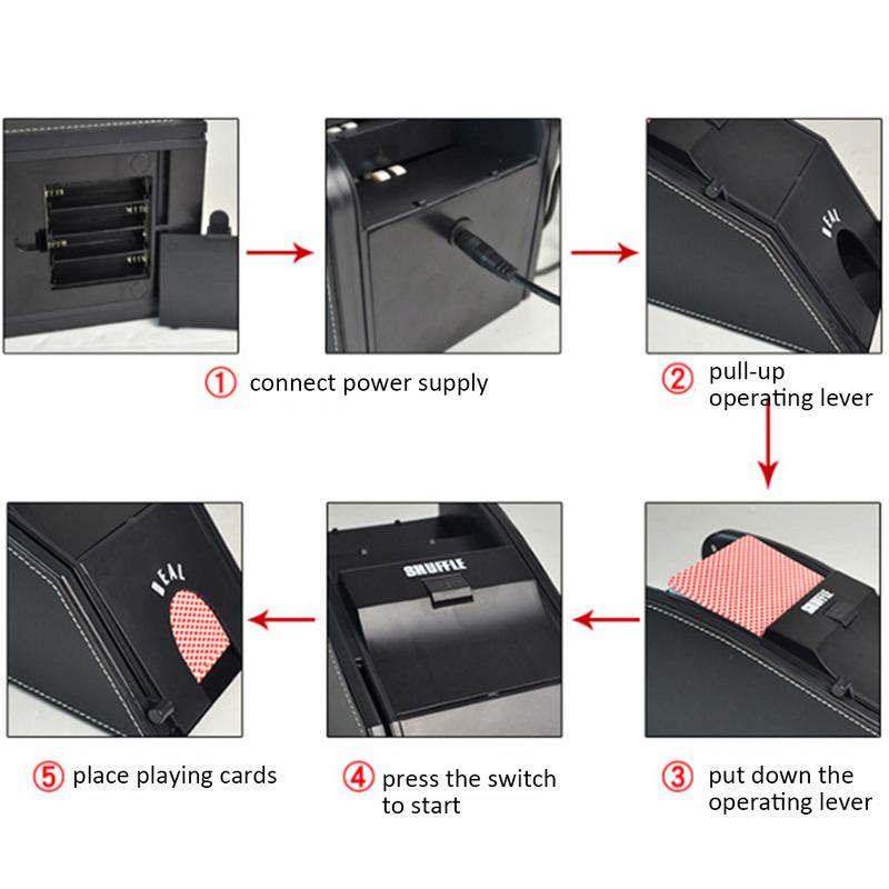 Dual-Power Automatic Card Shuffler Machine by Smart Deals Picks