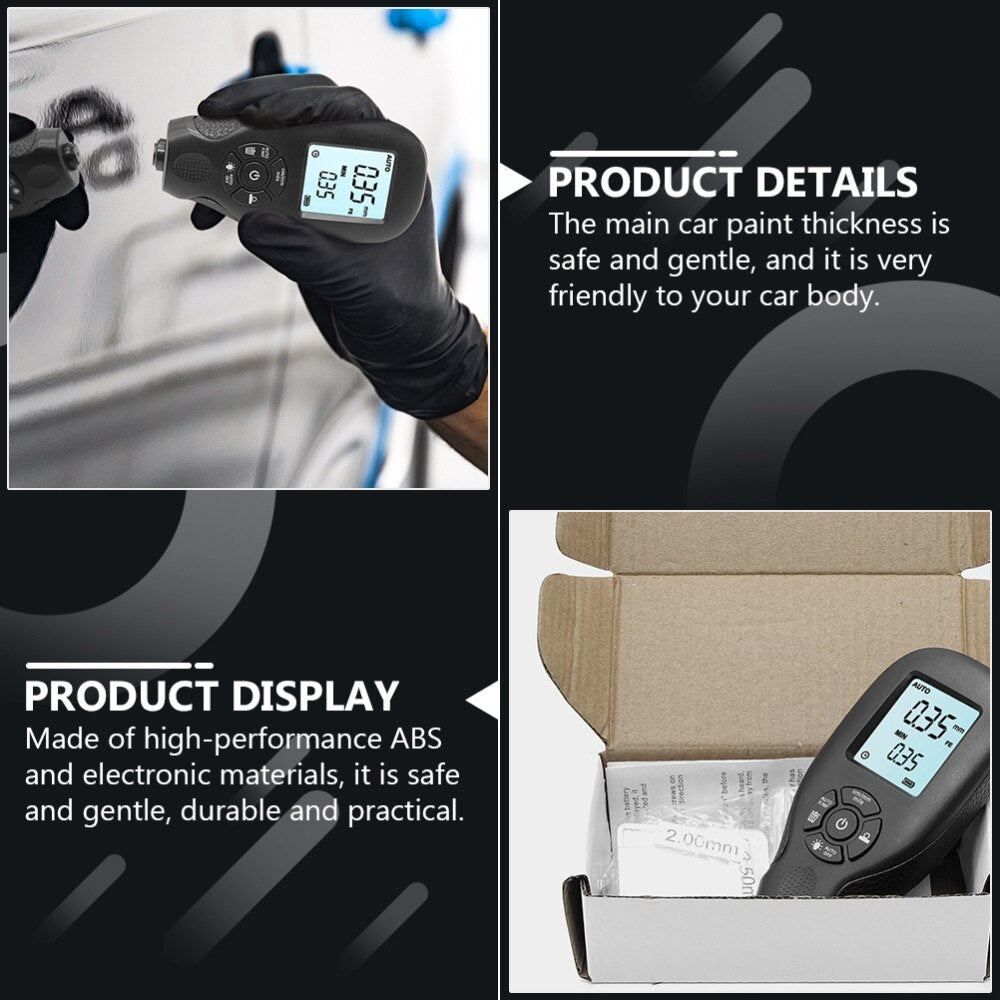 Electronic Car Paint Thickness Gauge with LCD by Smart Deals Picks