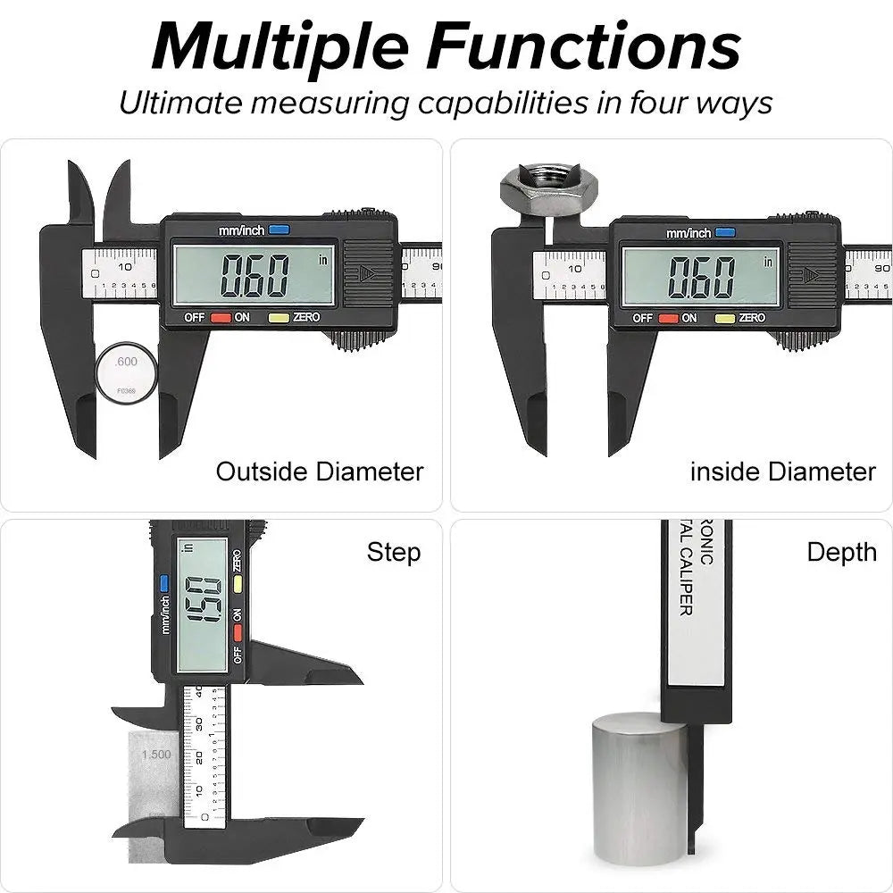 Electronic Digital Caliper, 100mm / 150mm, LCD by Smart Deals Picks