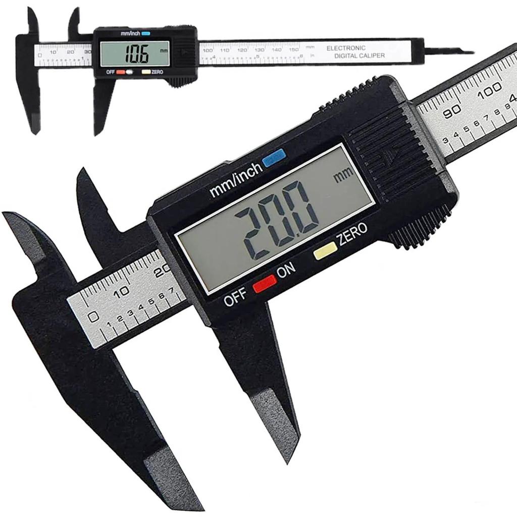 Electronic Digital Caliper, 100mm / 150mm, LCD S - 100mm by Smart Deals Picks