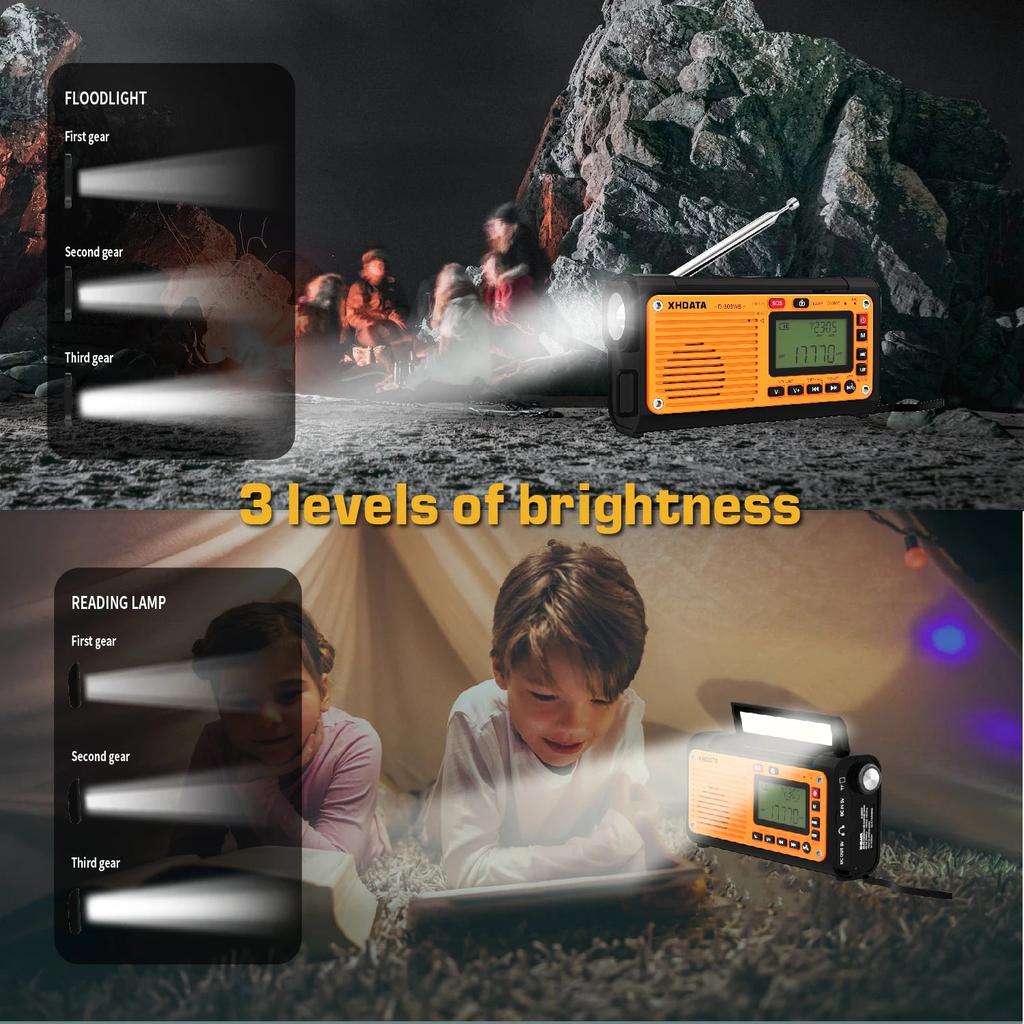 Emergency Crank Weather Radio, NOAA, Power Bank by Smart Deals Picks