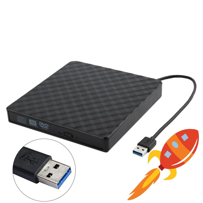 External USB 3.0 CD and DVD Drive Player by Smart Deals Picks