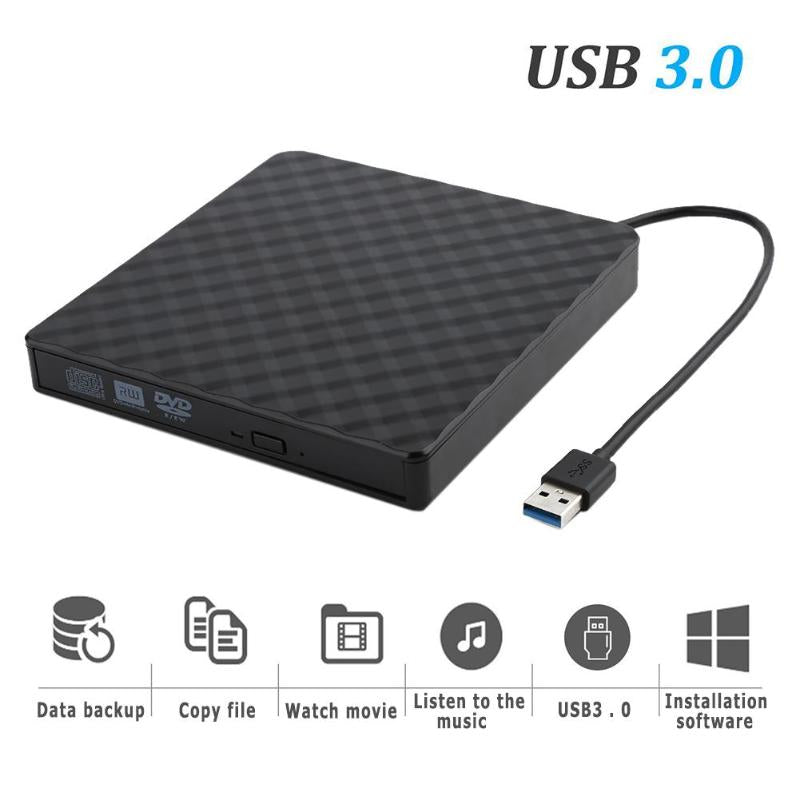 External USB 3.0 CD and DVD Drive Player by Smart Deals Picks