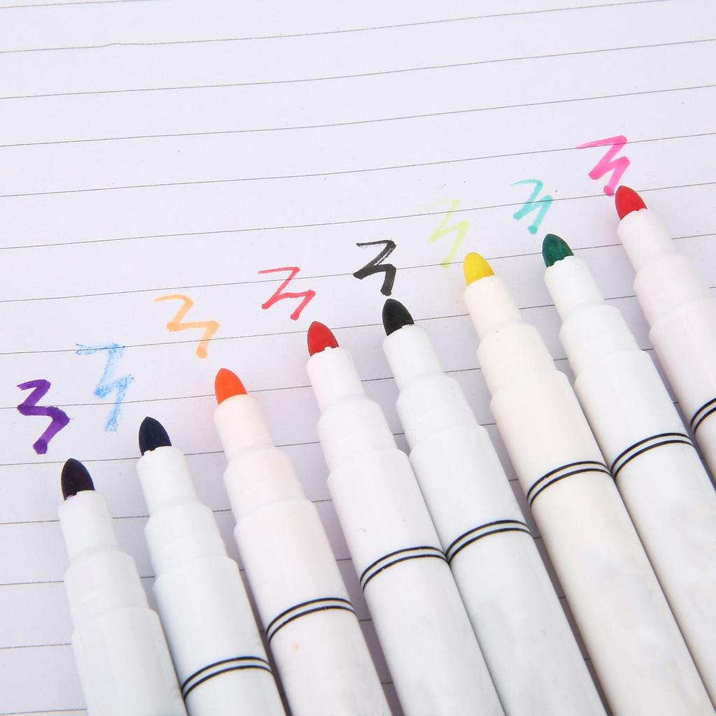 Fabric T-Shirt Marker Pens Set, 8 Vibrant Colors by HitMyNeed