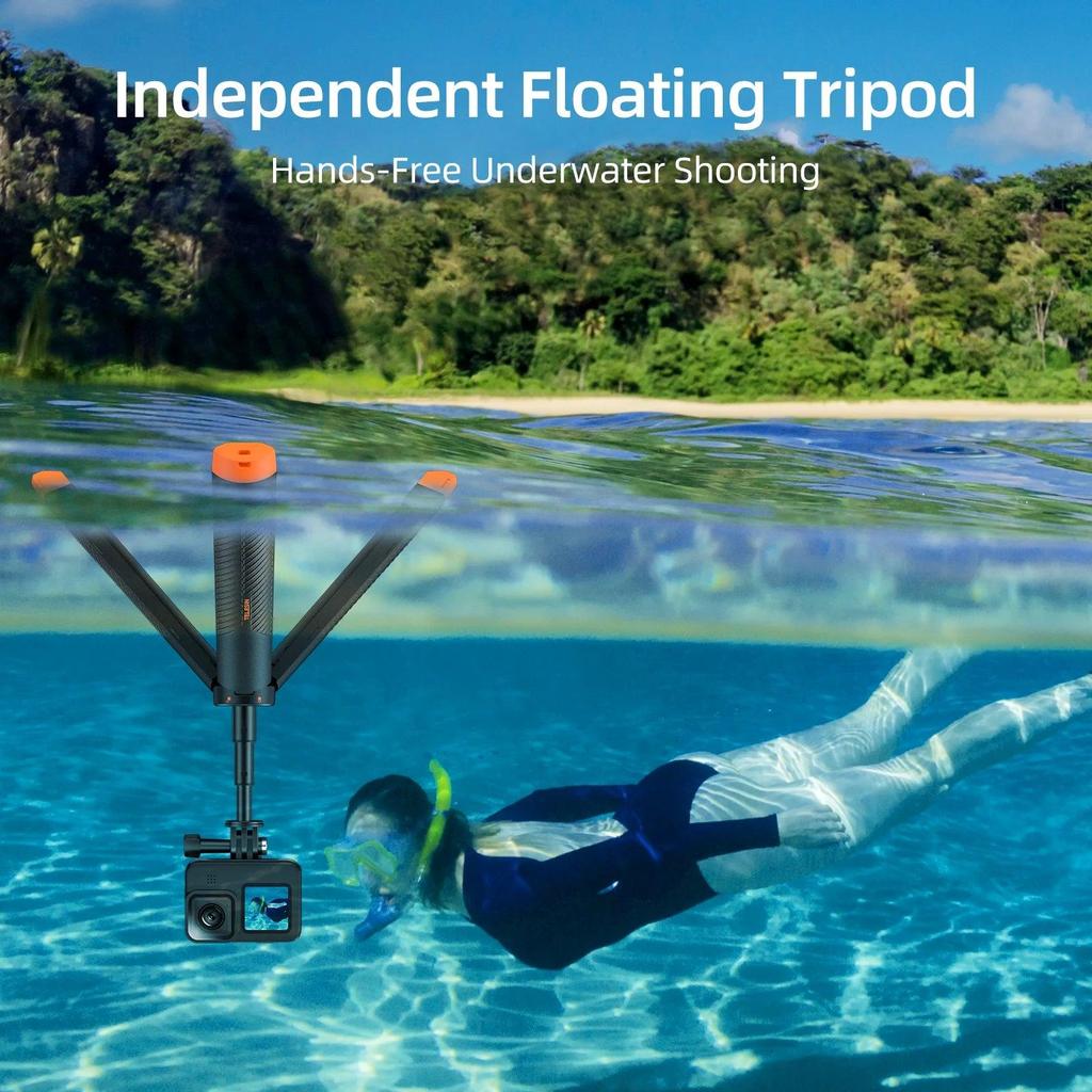 Floating Underwater Selfie Stick Tripod for Action Cams by Smart Deals Picks
