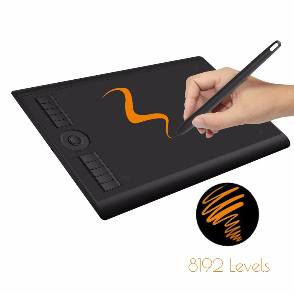 Graphic Drawing Tablet with Stylus, 10 x 6.25 Inch by Smart Deals Picks
