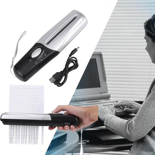 Handheld USB Paper Shredder for A4 & A6 by Smart Deals Picks