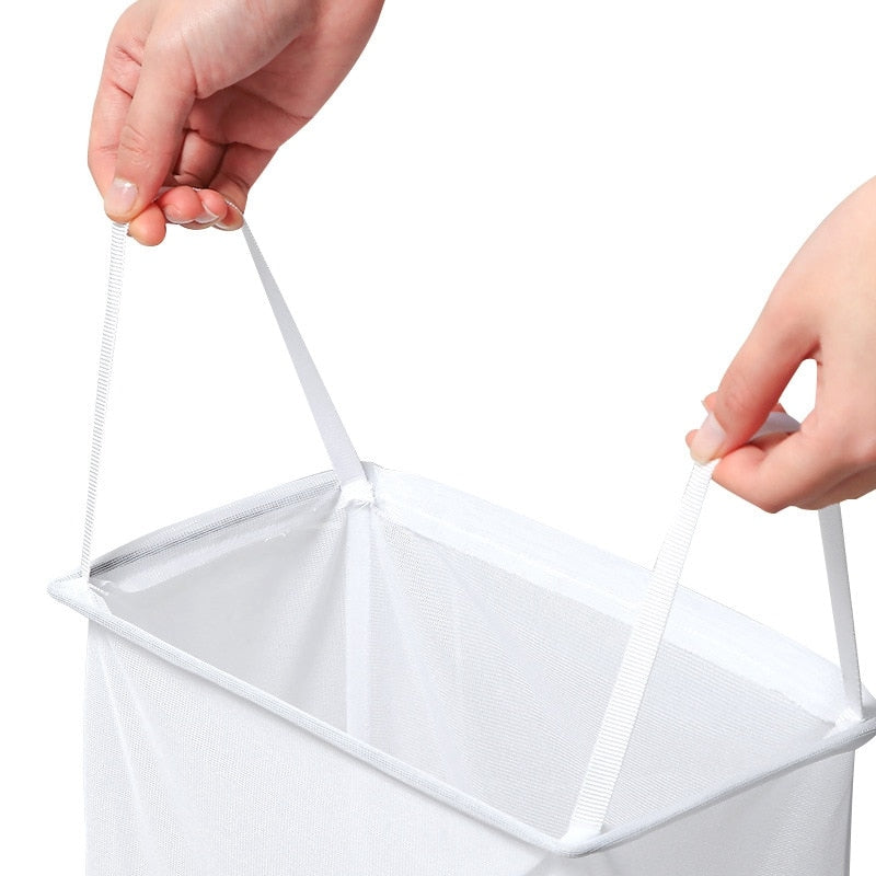 Hanging Mesh Laundry Bag with Handles by HitMyNeed