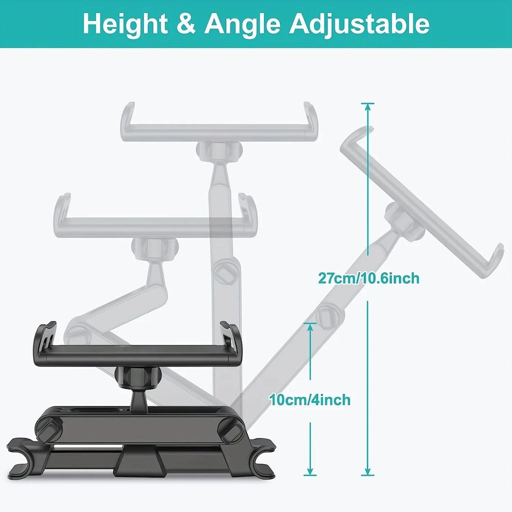 Headrest Car Mount for 4.7-12.9" Tablets by Smart Deals Picks