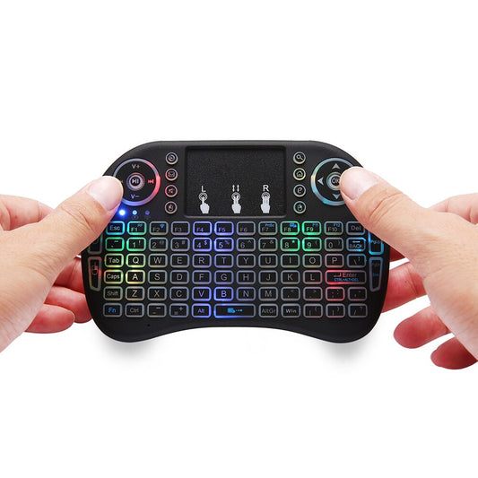i8 Mini Wireless Keyboard with Touchpad, Backlit by Smart Deals Picks