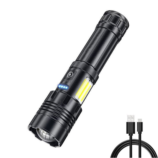 LED Flashlight with Built-In Power Bank, USB Rechargeable by Smart Deals Picks