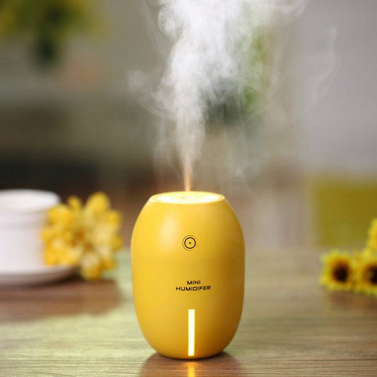Lemon-Shaped Mini USB Humidifier with LED Light by Smart Deals Picks
